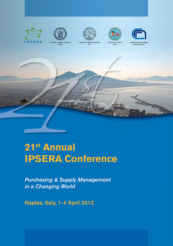21st Annual IPSERA Conference Purchasing & Supply Management in a Changing World