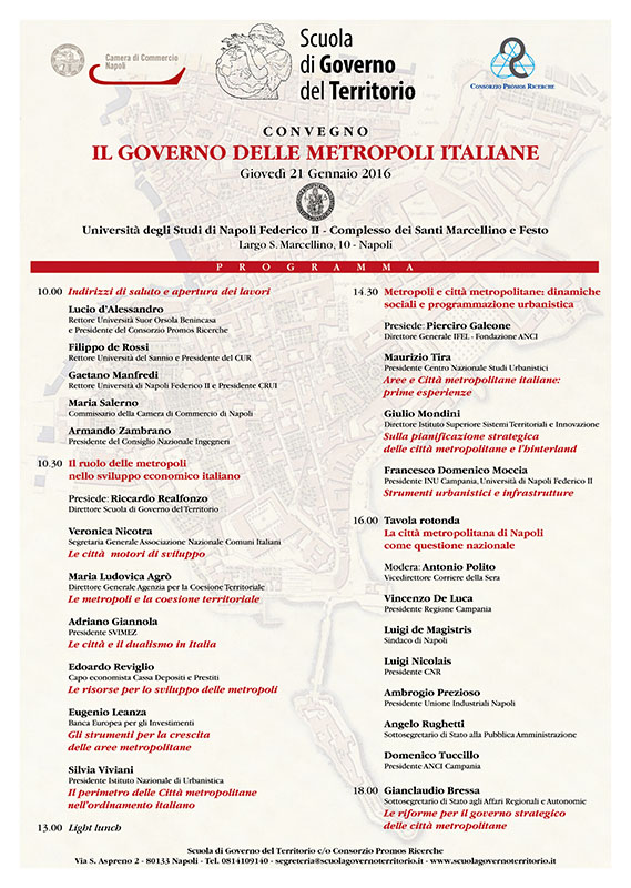 Il Governo delle Metropoli Italiane