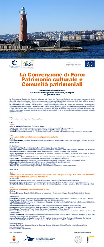 Seminario "La Convenzione di Faro: patrimonio culturale e comunità patrimoniali”