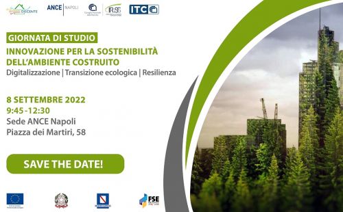 Innovazione per la sostenibilità dell'ambiente costruito: digitalizzazione, transizione ecologica, resilienza