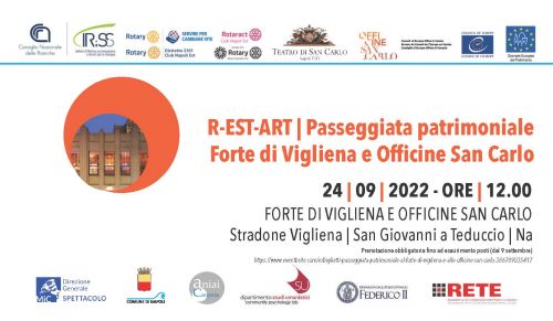 Giornate Europee del Patrimonio 2022: Re-Start Vigliena: passeggiata patrimoniale al Forte di Vigliena e alle Officine San Carlo