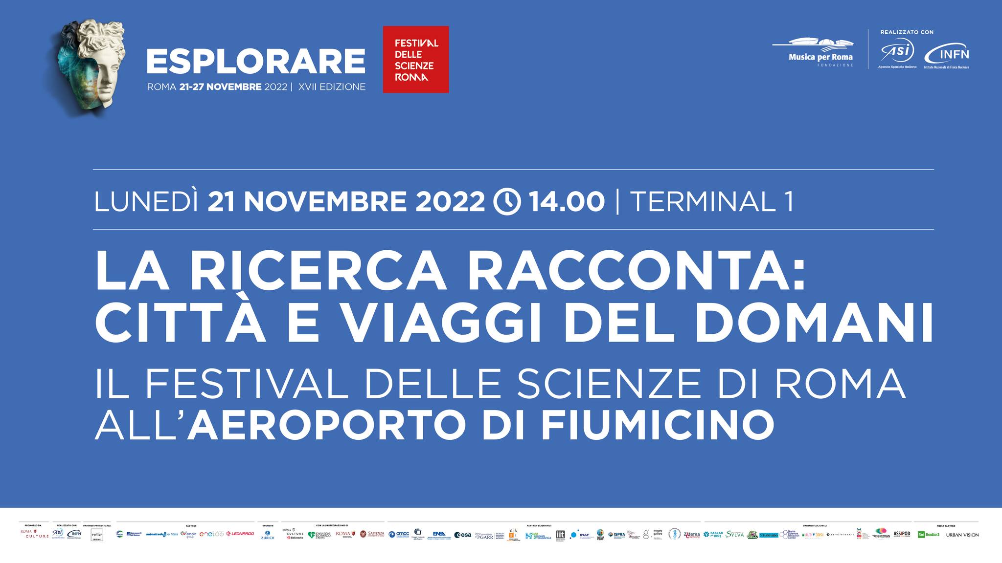 "La ricerca racconta: città e viaggi del domani” il Festival delle Scienze di Roma