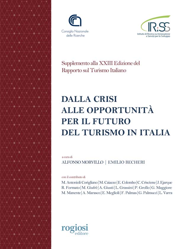 Copertina del Supplemento alla XXIII Edizione del Rapporto sul Turismo Italiano