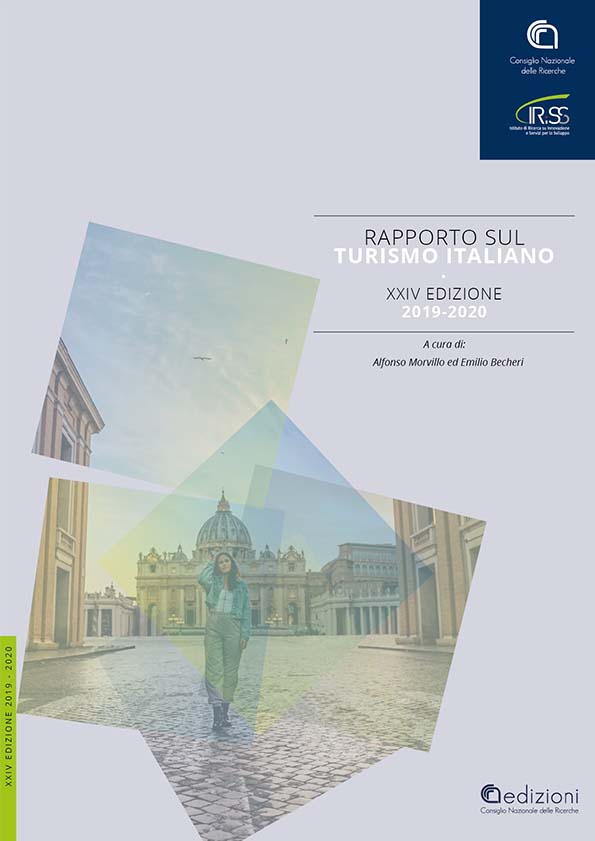 Copertina del Rapporto sul Turismo Italiano XXIV Edizione 2019-2020