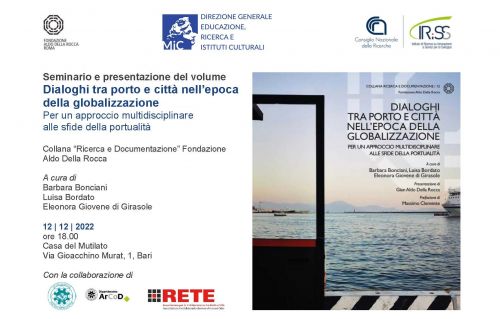 Seminario e presentazione del volume "Dialoghi tra porto e città nell'epoca della globalizzazione. Per un approccio multidisciplinare alle sfide della portualità"