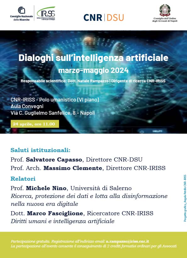 V Dialogo sull'intelligenza artificiale - Diritti umani e protezione dei dati