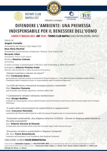 Difendere l'ambiente: una premessa indispensabile per il benessere dell'uomo