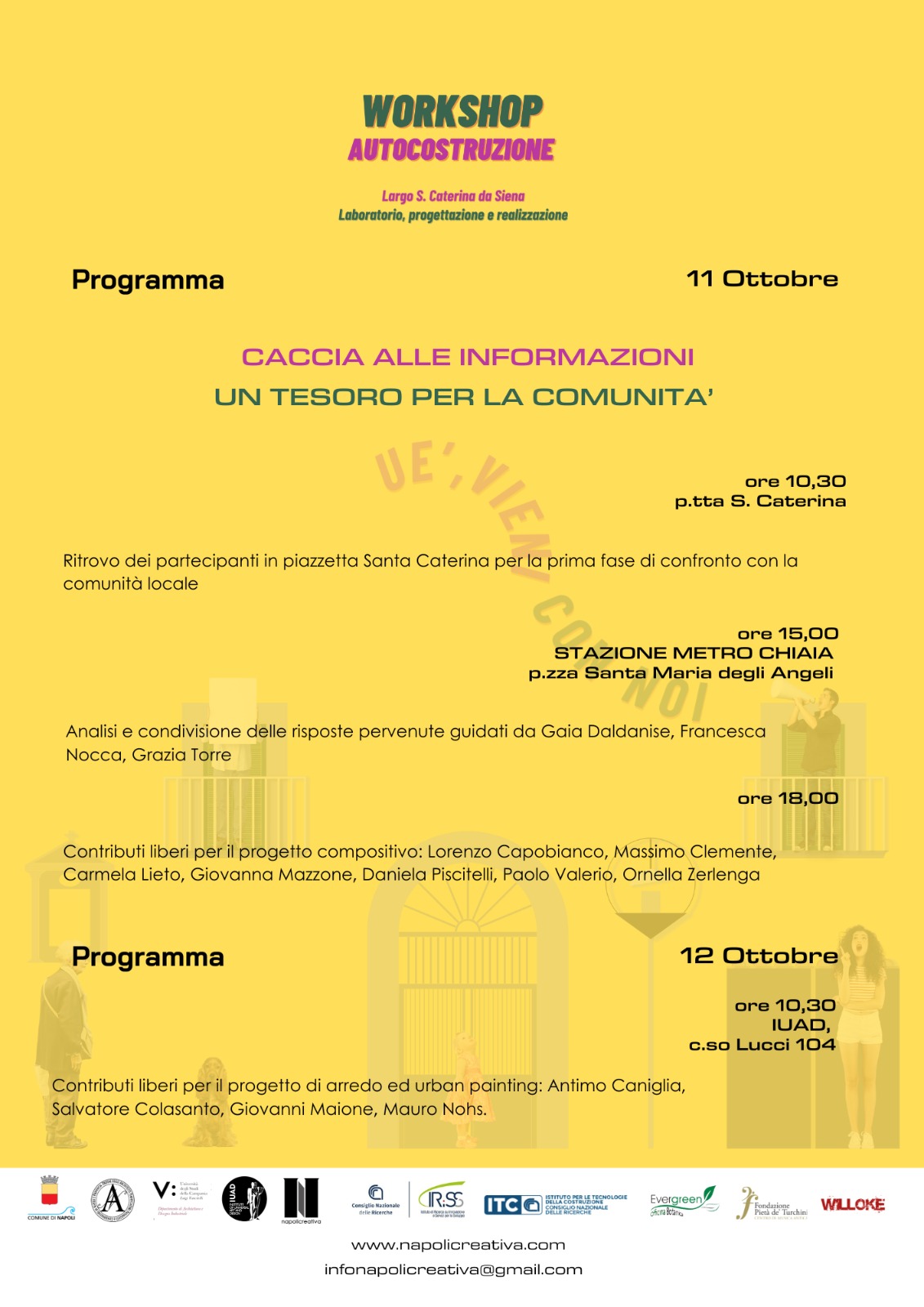 Workshop di design e autocostruzione S. Caterina da Siena