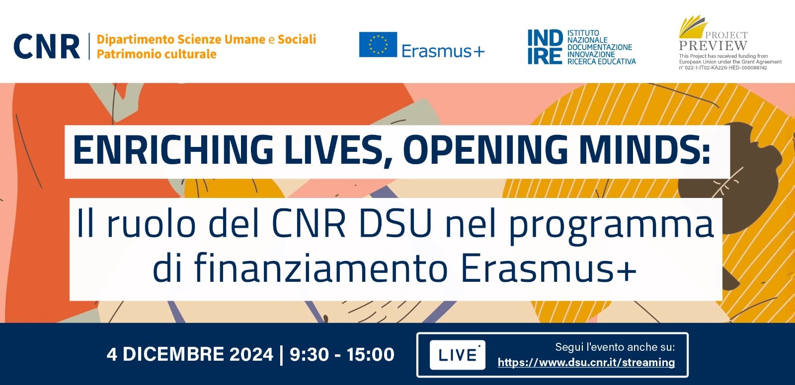 Enriching Lives, Opening Minds: the role of the CNR DSU within the Erasmus+ funding program