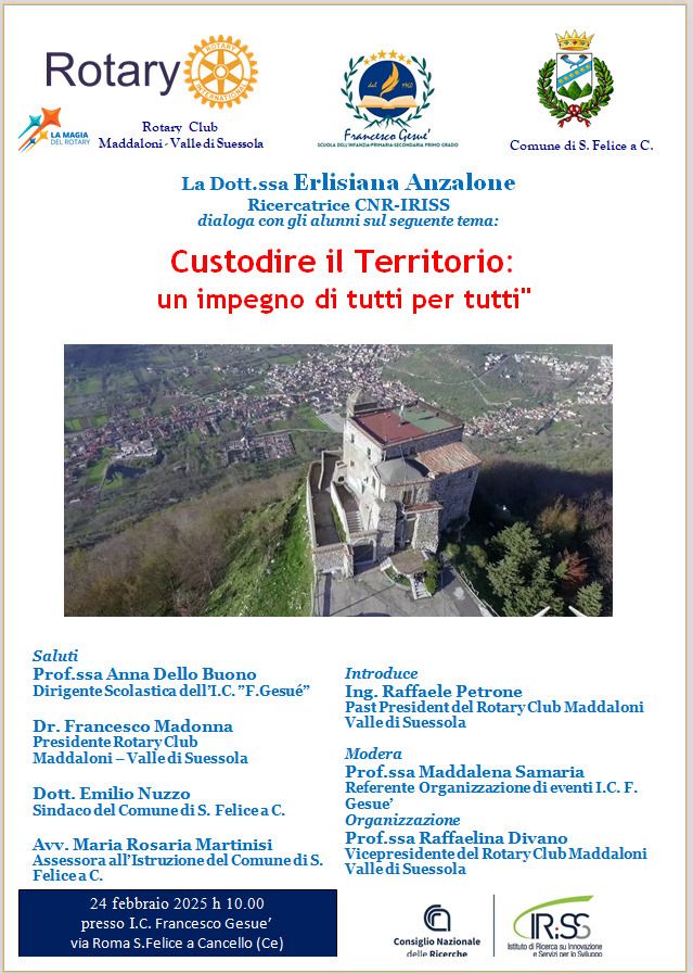 Seminario "Custodire il Territorio: un impegno di tutti per tutti"