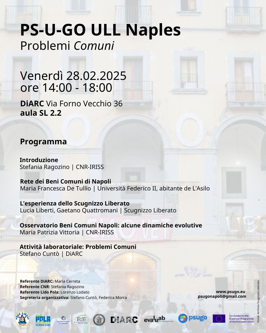 PS-U-GO ULL Naples: Problemi Comuni