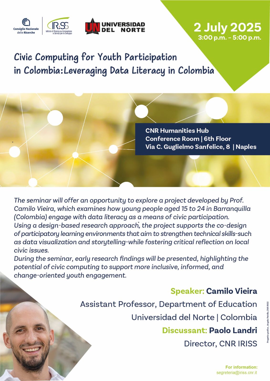 Civic Computing for Youth Participation in Colombia: Leveraging Data Literacy